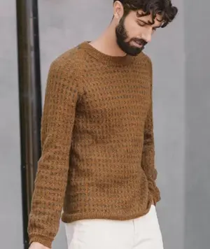 Nordsø sweater - strikkekit herre
