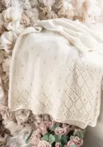 Babytæppe Nobel - strikkekit inkl. opskriftshæfte Leila Hafzi